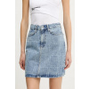Rifľová sukňa Karl Lagerfeld Jeans mini, rovný strih, A2W12013 modrá S