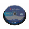 Verbatim BD-R DL 50 GB 6x Speed, white blue, Cakebox - 10 ks (43746)