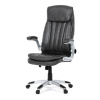 Autronic KA-F1218 GREY - Kreslo kancelárske, šedá ekokoža, hojdací mechanizmus