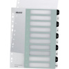 Leitz plastové rozpěrky pro tisk textu na předplacené, Leitz Wow, 110, White and Black 12150000