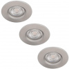 Philips Dive SL261 LED kúpeľňové zápustné bodové svietidlo 1x5W | 350lm | 2700K | IP65 - set 3 ks, stmievateľné, ochrana EyeComfort, nikel