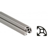 Bosch Rexroth Vzpěra, řada: MGE 13.2 Stříbrná Profil podpěry, délka: 3000 mm, Hliník 6 mm 20 x 20 mm