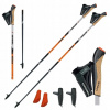 Gabel Stride X-1,35 aktívnych pólov 125 cm pomaranče a červené (Nordic Walking Gabel x-1,35 Aktívne nové 125 cm palice)