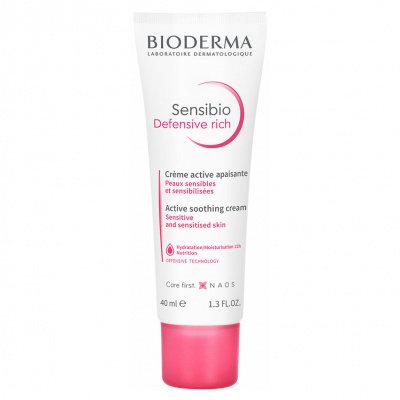 Bioderma Sensibio defensive rich krém s výživnou textúrou 40 ml