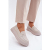 Dámske kožené poltopánky 93218 beige - Vinceza 37