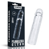 Lovetoy Flawless Clear Add 2″ – priehľadný návlek na penis +5,5 cm, realistický tvar (19 cm)