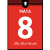 Superfutbal Maketa dresu Manchester United, červená Rozmer: A3, Meno a číslo: Mata 8
