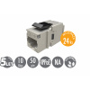 MULTIPACK 24 ks - rychlozařezávací keystone Solarix CAT6A STP SXKJ-10G-STP-BK-NA Comp. Level a 4PPoE