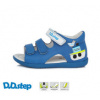 D.D.Step Chlapčenské kožené sandále G075-323B sky blue 19-24