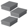 Esselte Home, set 3 ks, velikost M nízký, šedá