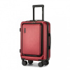 Kabínový kufor na kolieskach KONO ABS+PC - 35,8 L - burgundy