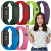 Sada: 6 kusov náramok pre smartband Xiaomi Mi Band 8 a Mi Band 9 pásik guma