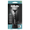 Gillette Mach3 Charcoal + 6 ks hlavíc 1 holiaci strojček + 6 náhradných hlavíc + držiak