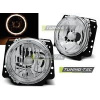 Predné svetlá Volkswagen Golf 2, 1983-1991, Angel Eyes, chrómové, hlavné