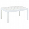 Záhradný stôl, stolík - Vidaxl záhradný stôl, biely, 78x55x38 cm, plasti (Vidaxl záhradný stôl, biely, 78x55x38 cm, plasti)