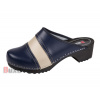 Dreváky BUXA Dámske Dreváky Klasik PPK - Tmavomodré S Béžovým Pruhom Veľkosť: 35 [23,5 cm]