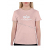 Alpha Industries New Basic T Wmn New Pale Peach dámske tričko Farba: ružová, Veľkosti dámske: XS