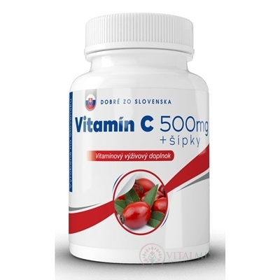 Dobré z SK Vitamín C 500 mg + šípky tbl 100 ks