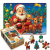 Puzzle Drevené 40 dielikov Svätý Mikuláš pre deti Wooden.City Skladačka