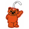 Compass Prívesok reflexný BEAR - oranžový