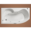 Santech VEGA asymetrická masážna vaňa 160x90 L Body 300 +aut.dohrievanie vody ZADARMO B300VEG160L