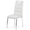 Autronic BONTEC Jedálenská stolička, čierna, ekokoža, HC-484 BK Farba: Biela