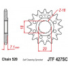 reťazové koliesko JTF427.12SC, JT (12 zubov) SUZUKI RM 125, RM-Z 250