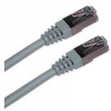 Patch kabel Cat6A, S-FTP - 30m, šedý PK-SFTP6A-0300-GR