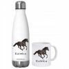 Ekologická sada Eco Thermal Bottle Termos Horse + Meno (Tepelná fľaša bestseller s hrnčekom Thermos)