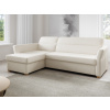 Rohová sedacia súprava Flavia, svetlo béžová látka, ľavý roh