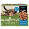 Harringtons Cat Fish Fillets in Jelly 12x85g - bezobilné mokré krmivo pre mačky, rybie filé v želé - AKCIA vzhľadom na dátum, najlepšie