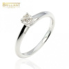 Diamantový zlatý Prsteň Au585/000 so 4 diamantmi 0,12ct. - Rozmer: 57