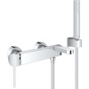 GROHE Plus páková vaňová batéria nástenná, tyčová ručná sprcha 1jet, sprchový držiak a sprchová hadica 150 cm, chróm, 33547003