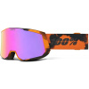 100% SNOWCRAFT XL HiPER Goggle Bleach - Mirror Purple Lens