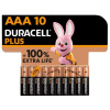 Duracell - plus power 100 alkaline battery aaa lr03 10 unit