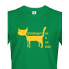 Pánské tričko Schrodinger´s cat is not dead, Barva Zelená, Velikost M Bezvatriko.cz 108040