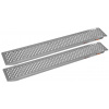 Q-TECH nájazdová rampa hliníková rovná, QTECH (1 pár, strieborná) M002-113