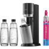 SodaStream Duo Titan Promo-Pack 2 Glaskaraffen 1L + 1 Fuse 1L