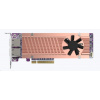 QNAP QM2-2P410G2T rozšiřující karta 2x10GbE, 2xM.2 NVMe 2280 PCIe Gen4x4 pro PC i NAS