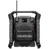 Sangean U-4X A500530 odolné rádio, DAB+, FM, Bluetooth, USB, AUX, NFC, možné znovu nabíjať, vodotesné, nárazuvzdorné, prachotesné, NFC, s USB nabíjačkou, čierna; A500530