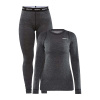 Dámsky funkčný set CRAFT Core Wool Merino black S