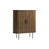 Furniria Dizajnová skrinka Vasiliy 118 cm dymový dub