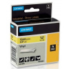 páska DYMO 18432 PROFI D1 RHINO Black On Yellow Vinyl Tape (12mm) (S0718450)