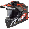 MOTOCYKLOVÁ PRILBA LS2 MX701 EXPLORER SPIRE RED Enduro Adventure Cross M