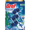 Bref tuhý WC blok Color Aktiv Eucalyptus 3 x 50 g