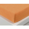 XPOSE® Detská froté plachta Exclusive - oranžová 60x120 cm, Froté
