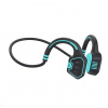 EVOLVEO bezdrátová sluchátka BoneSwim MP3 16GB, na lícní kosti, modrá BS-MP3-16GB-BL