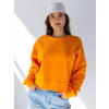Trendy pohodlná mikina VSB JELLY oranžová