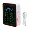 Monitor kvality vzduchu 18 v 1 CO2 TVOC HCHO PM2.5 PM10 Teplota Vlhkosť 9v1