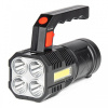 BATERKA 4 LED + COB S AKUMULÁTOROM 18650 mAh AMIO